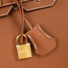 Hermes Gold Retourne Birkin 30 Bag