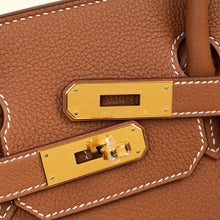 Hermes Gold Retourne Birkin 30 Bag