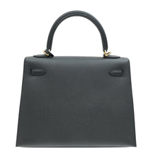 Hermes Noir Sellier Kelly 25 Bag