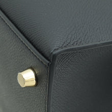 Hermes Noir Sellier Kelly 25 Bag