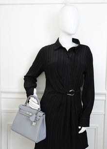 Hermes Gris Pantin Kelly 25 Sellier Bag