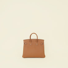 Hermes Gold Birkin 25 Retourne Bag