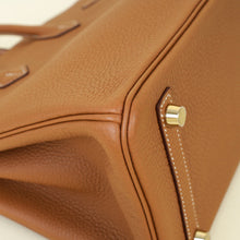 Hermes Gold Birkin 25 Retourne Bag