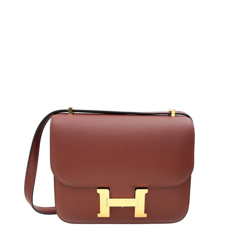 Hermes Rouge H Constance III Mini Bag