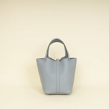 Hermes Gris Pantin Picotin Lock 22 Bag