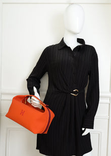 Hermes Orange Feu Bride-A-Brac Large Case