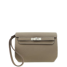 Hermes Etoupe Kelly Depeches 25 Pouch