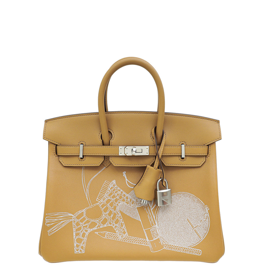 Hermes Biscuit In and Out Birkin 25 Bag
