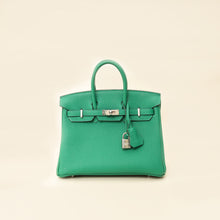 Hermes Vert Vertigo Birkin 25 Retourne Bag