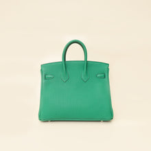 Hermes Vert Vertigo Birkin 25 Retourne Bag