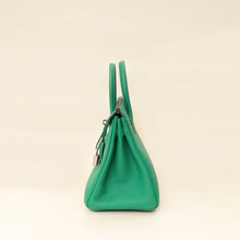 Hermes Vert Vertigo Birkin 25 Retourne Bag