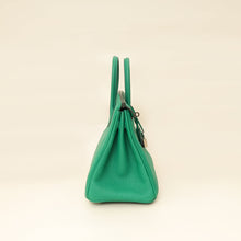Hermes Vert Vertigo Birkin 25 Retourne Bag