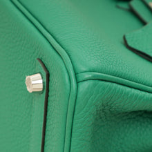 Hermes Vert Vertigo Birkin 25 Retourne Bag