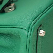 Hermes Vert Vertigo Birkin 25 Retourne Bag