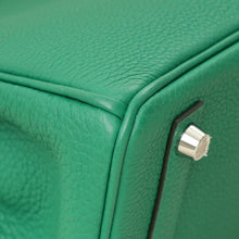 Hermes Vert Vertigo Birkin 25 Retourne Bag