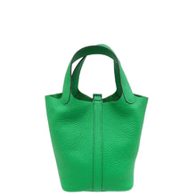 Hermes Bamboo Picotin Lock 18 Monochrome Bag