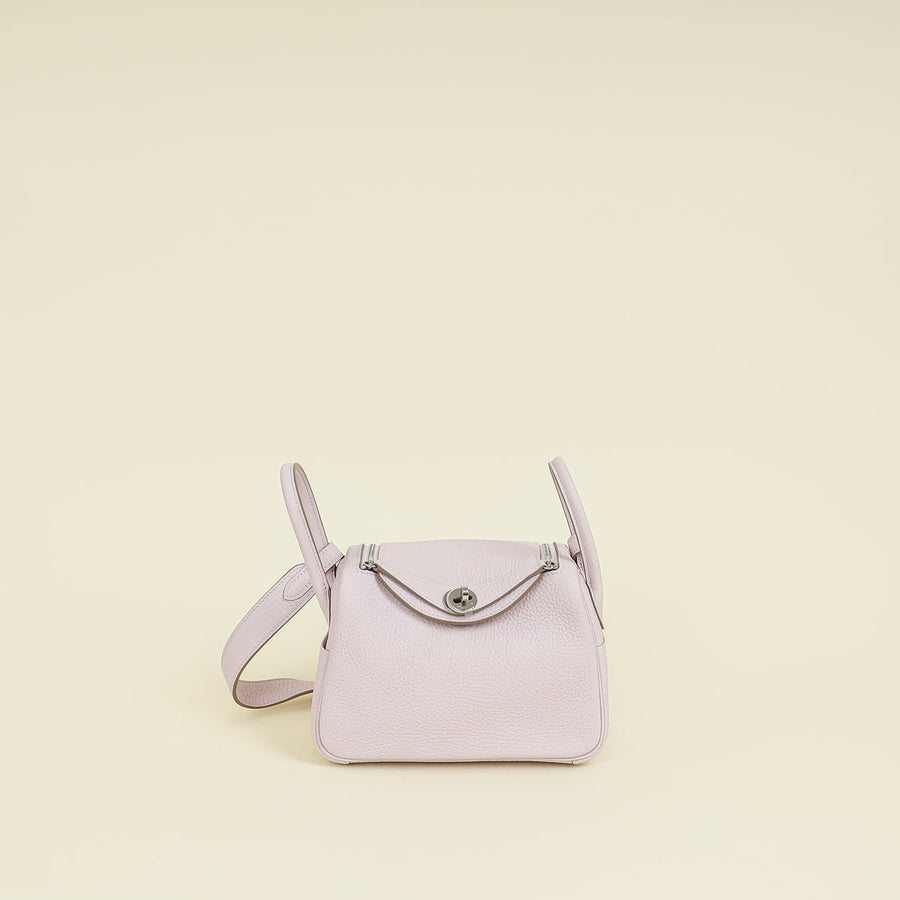 Hermes Bicolor Mini Lindy II Verso Bag