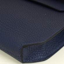 Hermes Bleu Saphir Kelly Depeches 25 Pouch