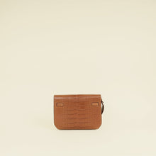 Hermes Gold Matte Alligator Kelly Depeches 25 Pouch