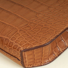 Hermes Gold Matte Alligator Kelly Depeches 25 Pouch