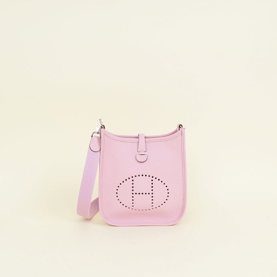 Hermes Mauve Sylvestre Evelyne TPM Bag