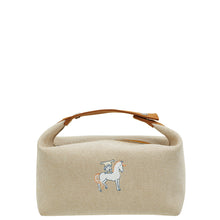 Hermes Biscuit Bride-a-Brac Cabriole Herringbone Large Case