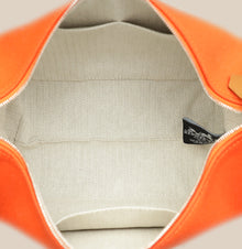 Hermes Orange Feu Bride-A-Brac Small Case
