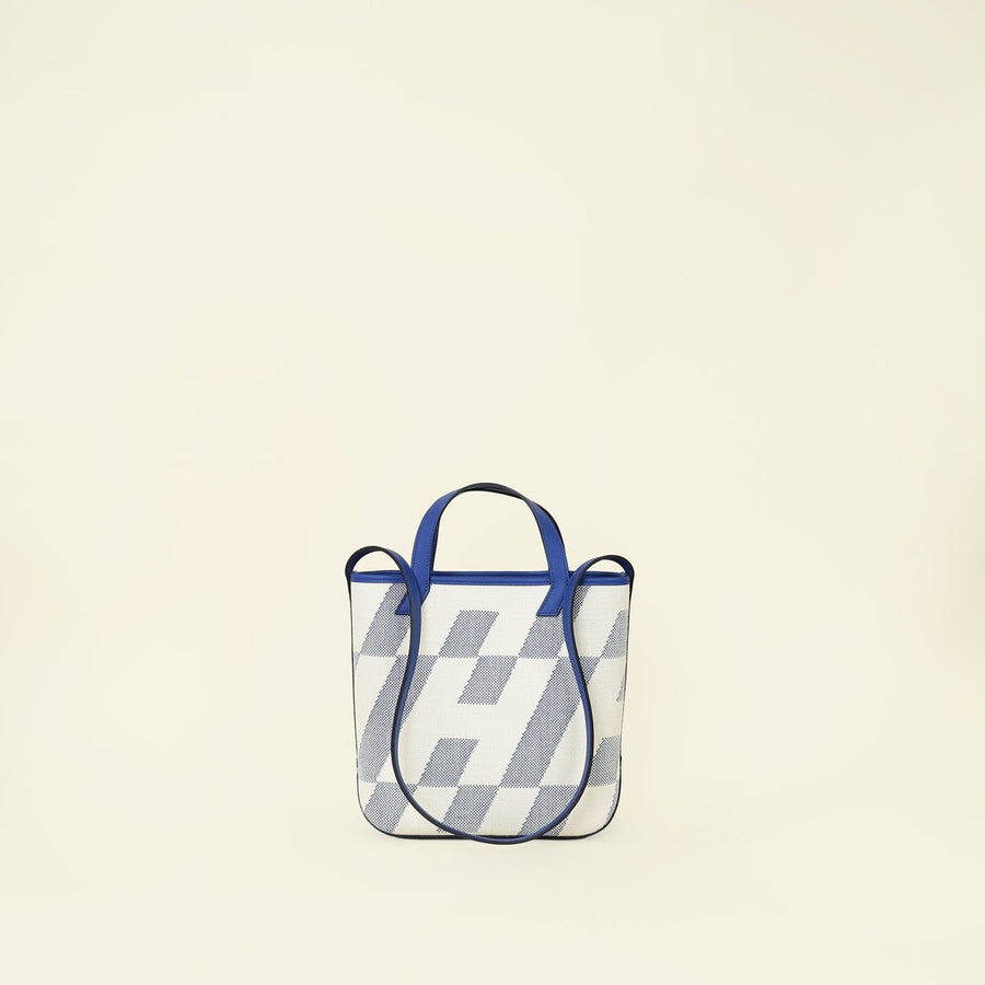Hermes Bicolor Cabas H En Biais 27 Bag