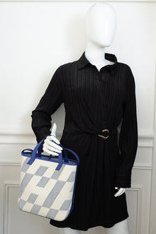 Hermes Bicolor Cabas H En Biais 27 Bag