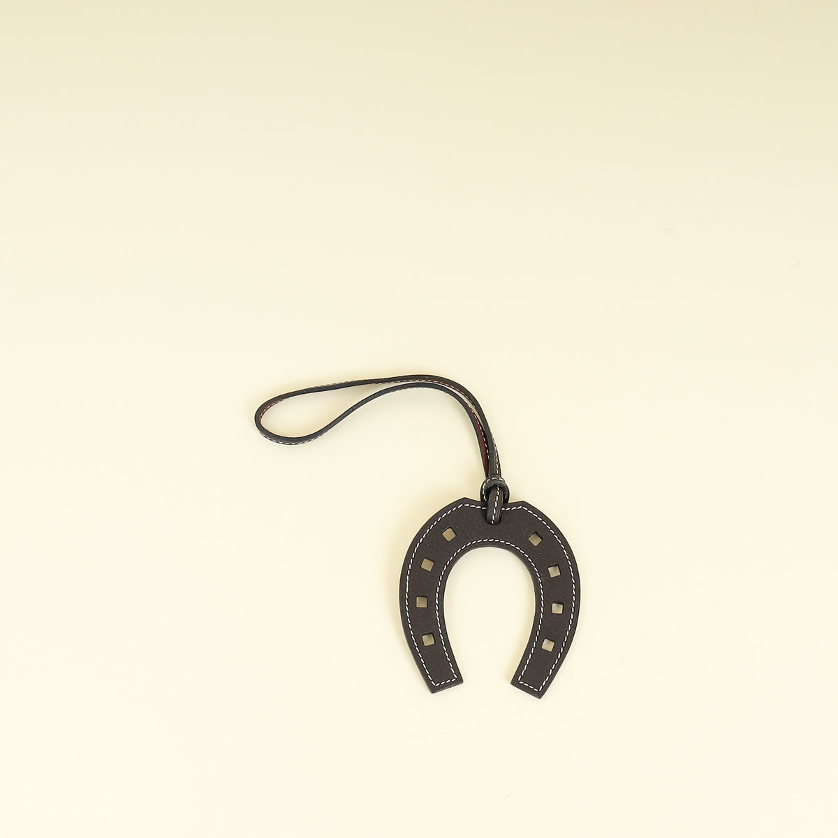 Hermes Bicolor Horse Shoe Paddock Bag Charm