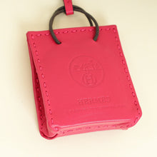 Hermes Rose Mexico Shopping Bag Charm
