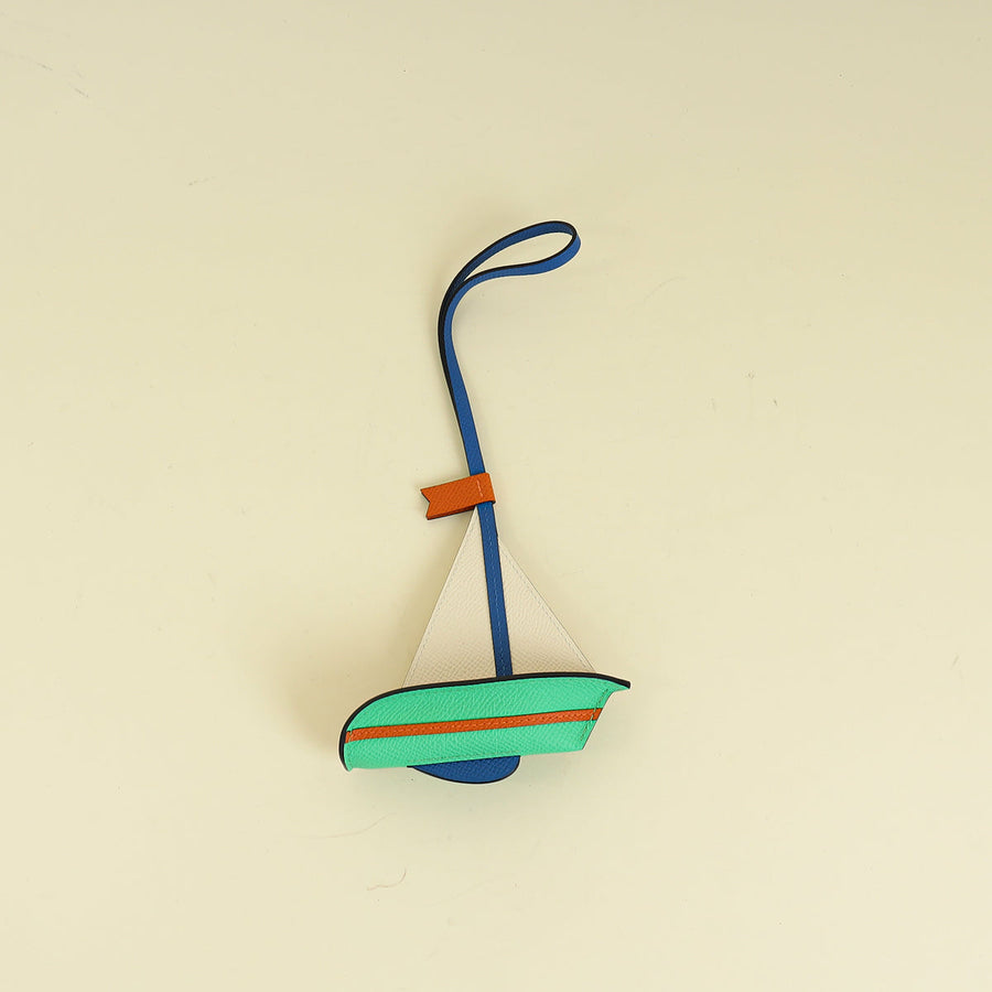 Hermes Multicolor Sail Boat Bag Charm