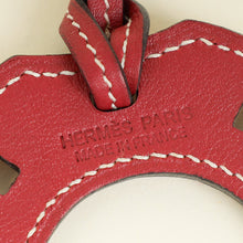 Hermes Rouge Grenat Horse Shoe Paddock Bag Charm