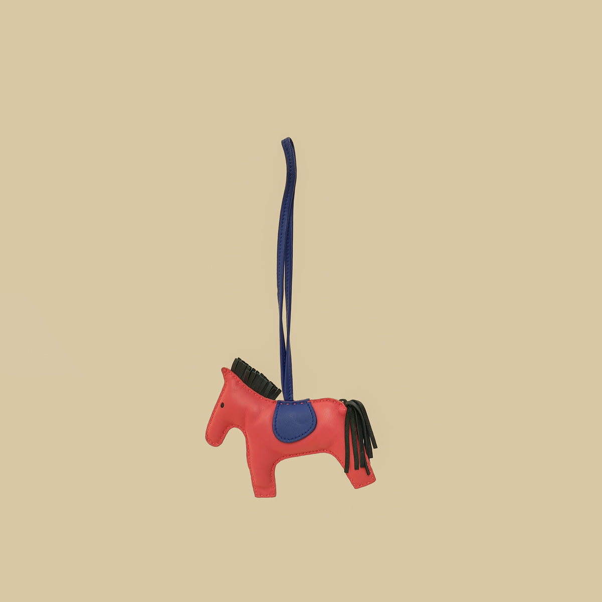 Hermes Tricolor Rodeo MM Bag Charm