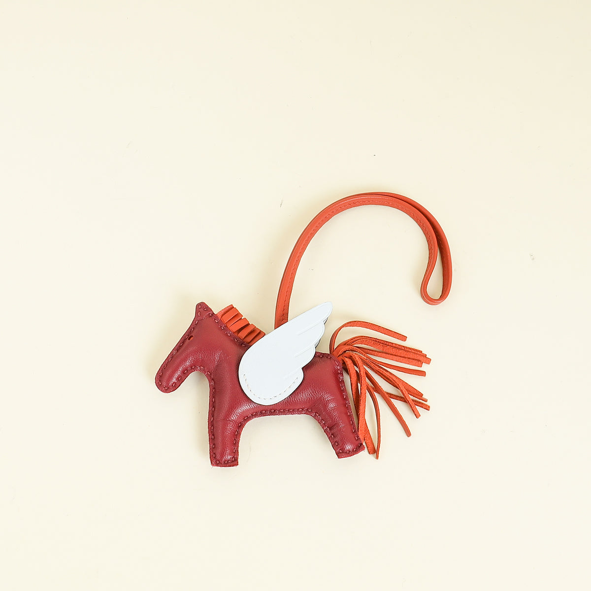 Hermes Tricolor Rodeo Pegase Bag Charm
