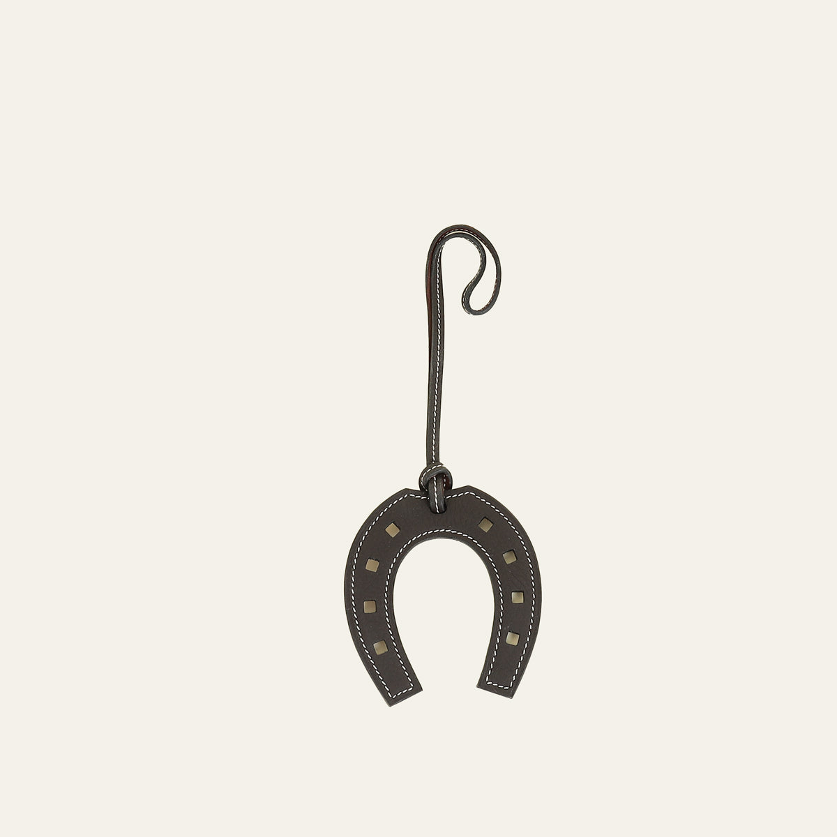 Hermes Bicolor Horse Shoe Paddock Bag Charm