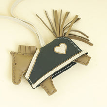 Hermes Tricolor Rodeo Robeo Coeur PM Bag Charm