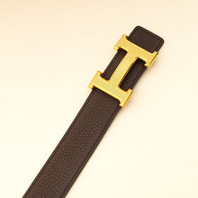 Hermes Bicolor Reversible H Guillochee Buckle 32mm Belt