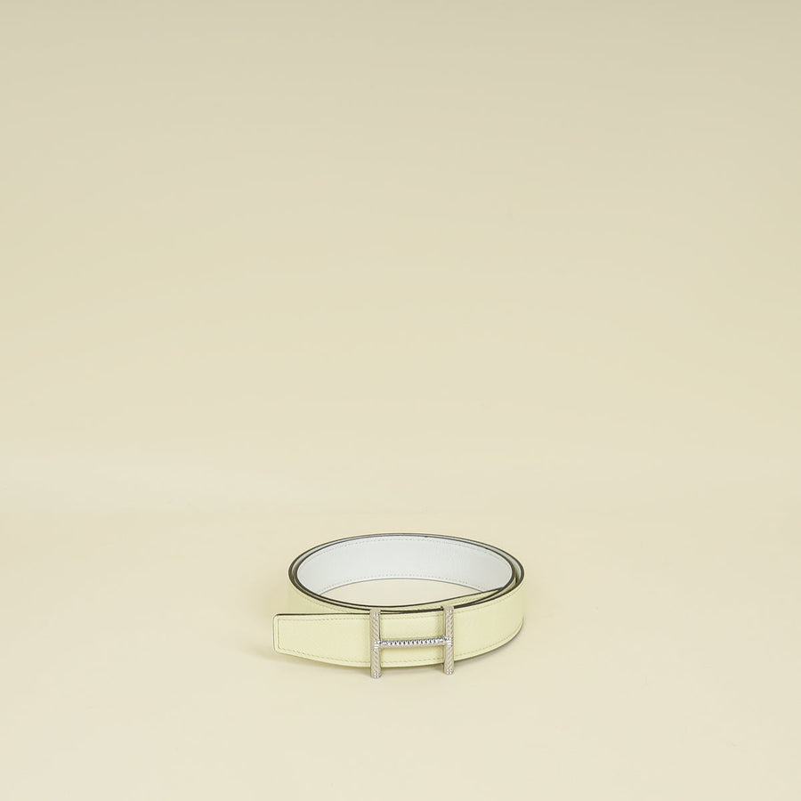 Hermes Bicolor Reversible H Hisseo Buckle 32mm Belt