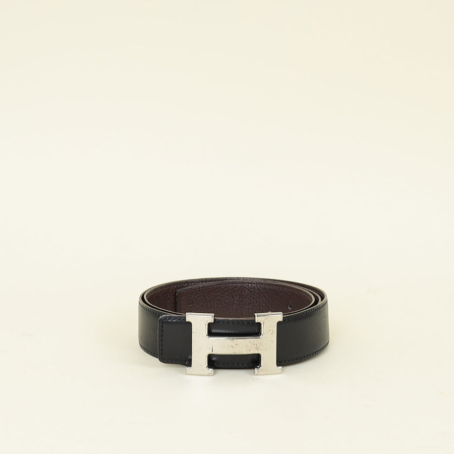 Hermes Bicolor H Buckle Reversible 32mm Belt