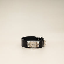 Hermes Noir Crocodile Collier de Chien Porosus 48mm Belt