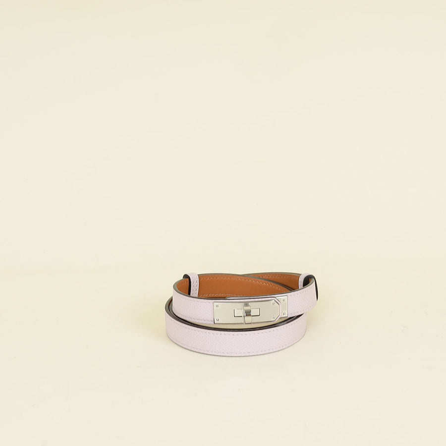 Hermes Mauve Pale Kelly 18mm Belt