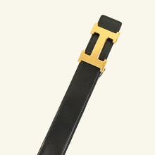 Hermes Bicolor H Martelee Buckle 32mm Reversible Belt