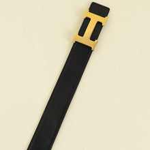Hermes Bicolor Reversible H Martelee 32mm Buckle Belt