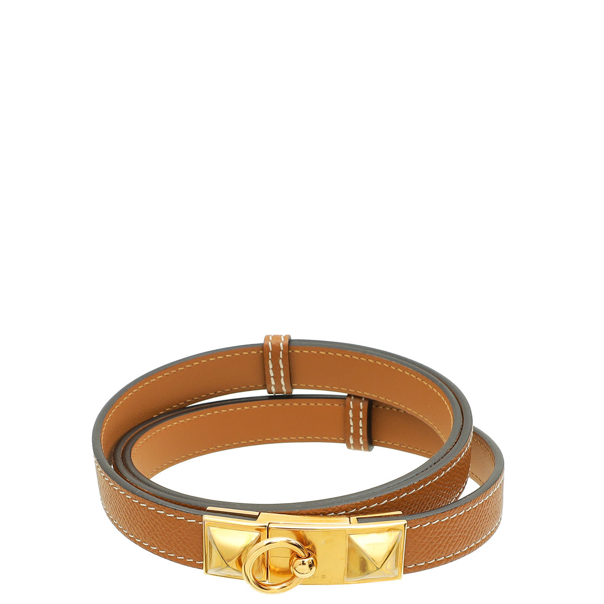 Hermes Gold Rivale 18 Belt