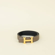 Hermes Bicolor H Buckle Reversible Belt