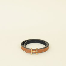 Hermes Bicolor Reversible w/ H Torsade Buckle Belt