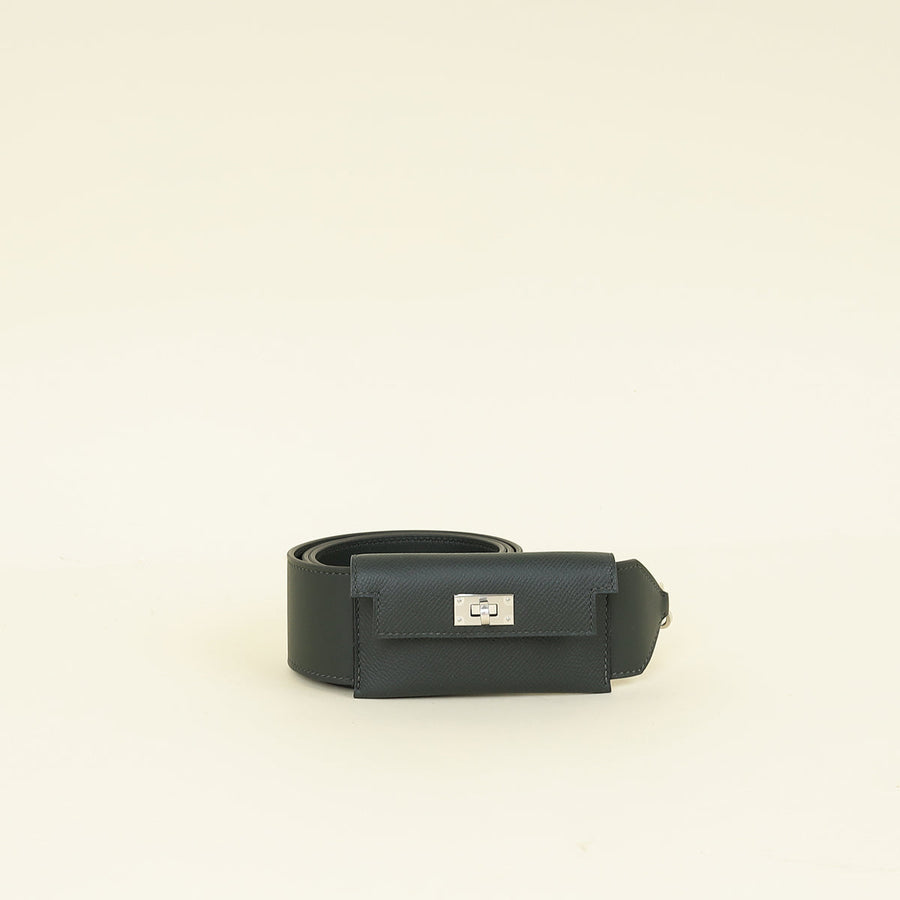 Hermes Vert Fonce Kelly Pocket 50 mm Bag Strap