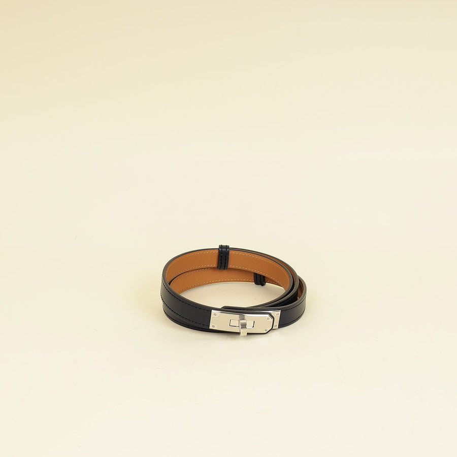 Hermes Bleu Indigo Kelly 18 Belt