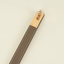 Hermes Etoupe Kelly 18 Belt